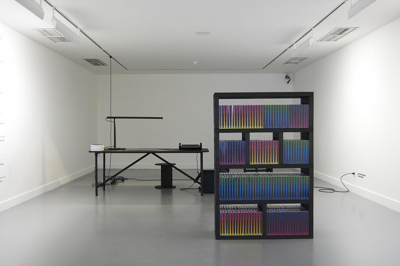 Book launch at inBOX, M HKA Antwerp. Installation by Jan en Randoald. Pictures by © Roger Laute.